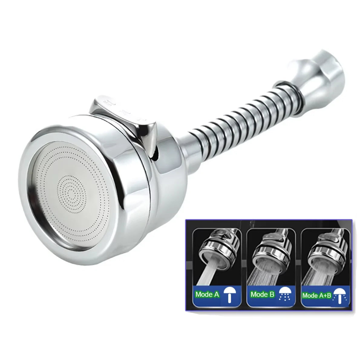 FlexiJet 360° - Extendable spray head for every corner