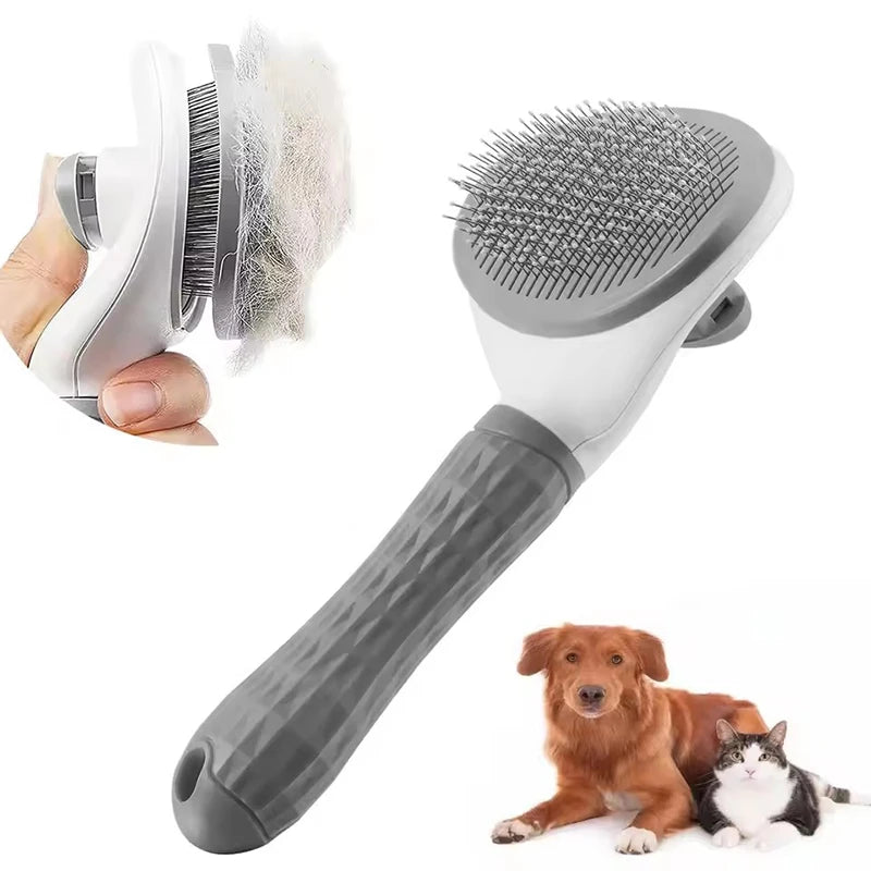 FurMaster – Self-Cleaning Pet Grooming Brush